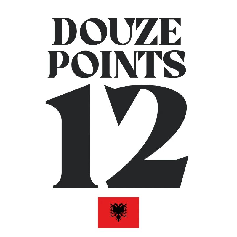 Doze Points 12 Drapeau albanais Eurovision