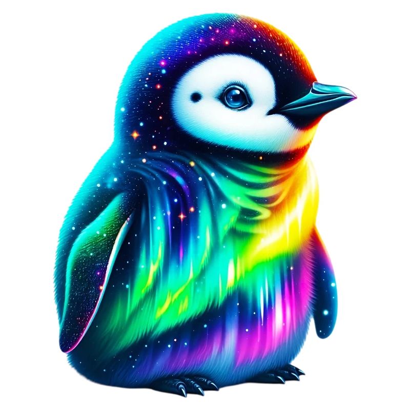 Aurora Borealis Pinguin