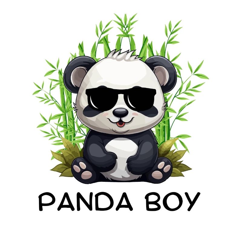 Panda Boy: Panda Design mit Brille