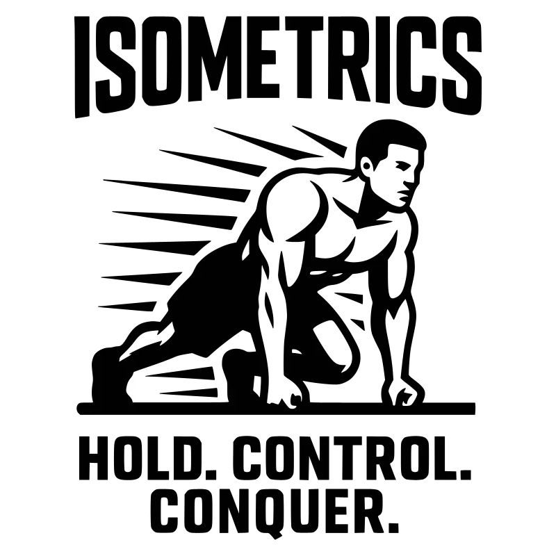 exercices isométriques de maintien, travail musculaire statique