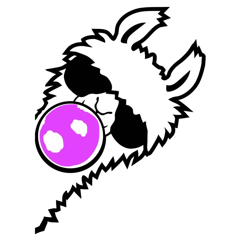 Llama Bubblegum Sunglasses Side Profile Cool Side