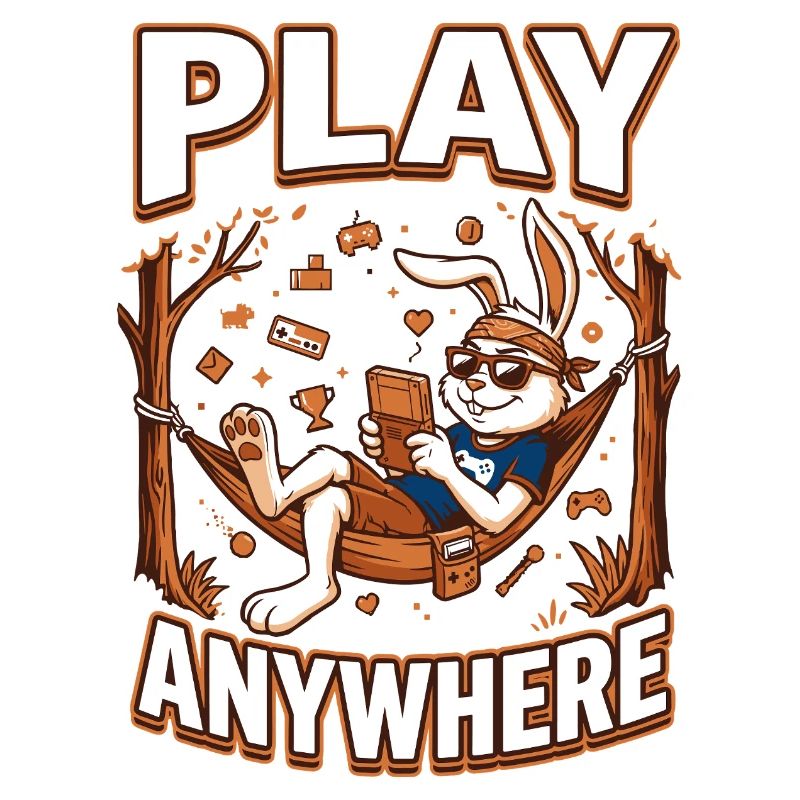 Jeu de Bunny dans les Hamacs