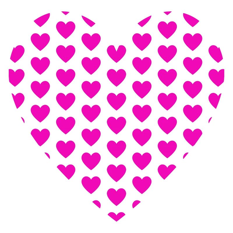 Heart Hearts Patch Pattern