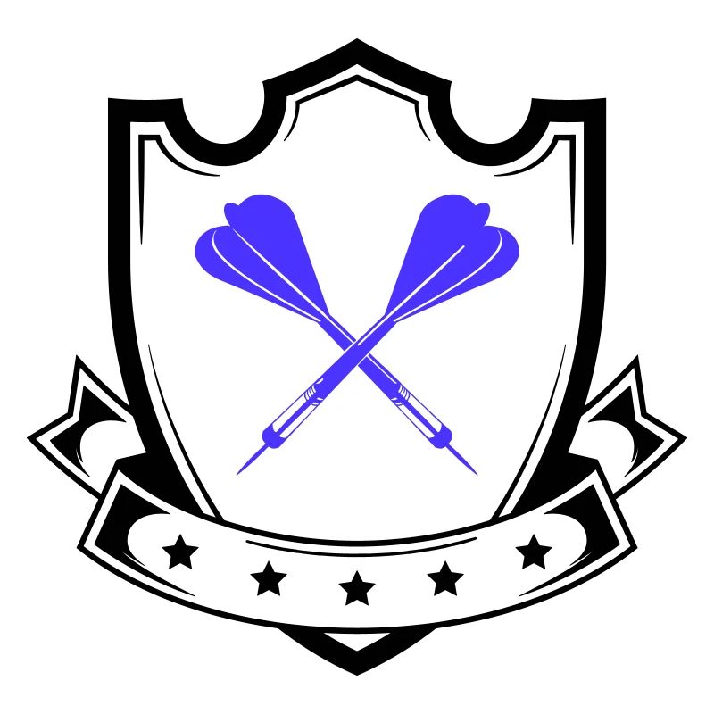 Conception de fléchettes Croix Bleue