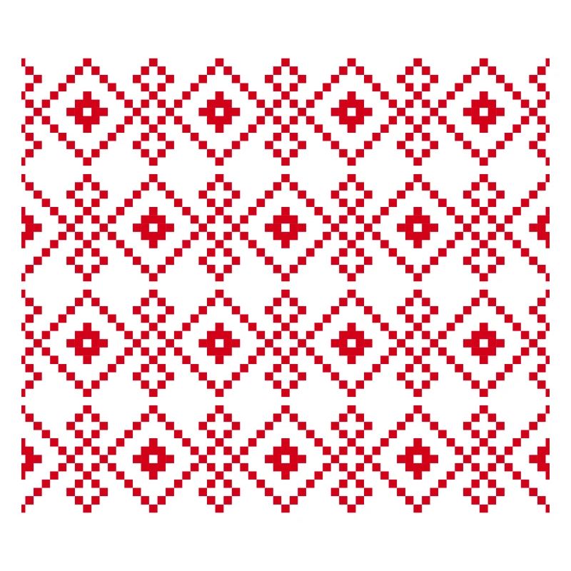 Pull uni de Noël (rouge)