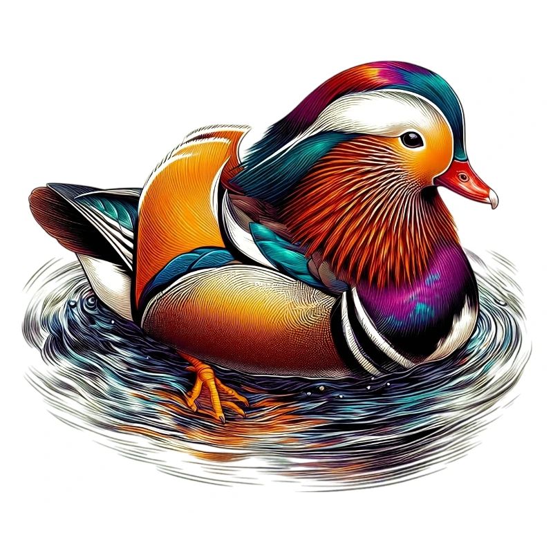 Mandarin duck