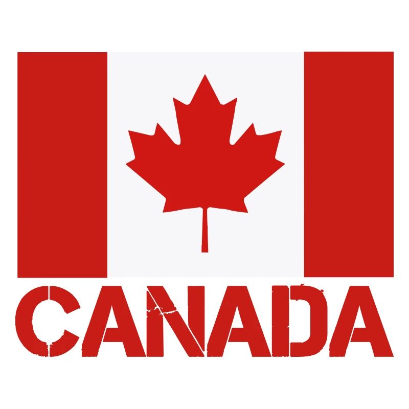 Maple Leaf Canada Flag Art