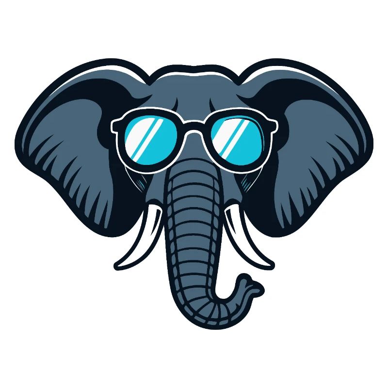 Elephant Retro Glasses
