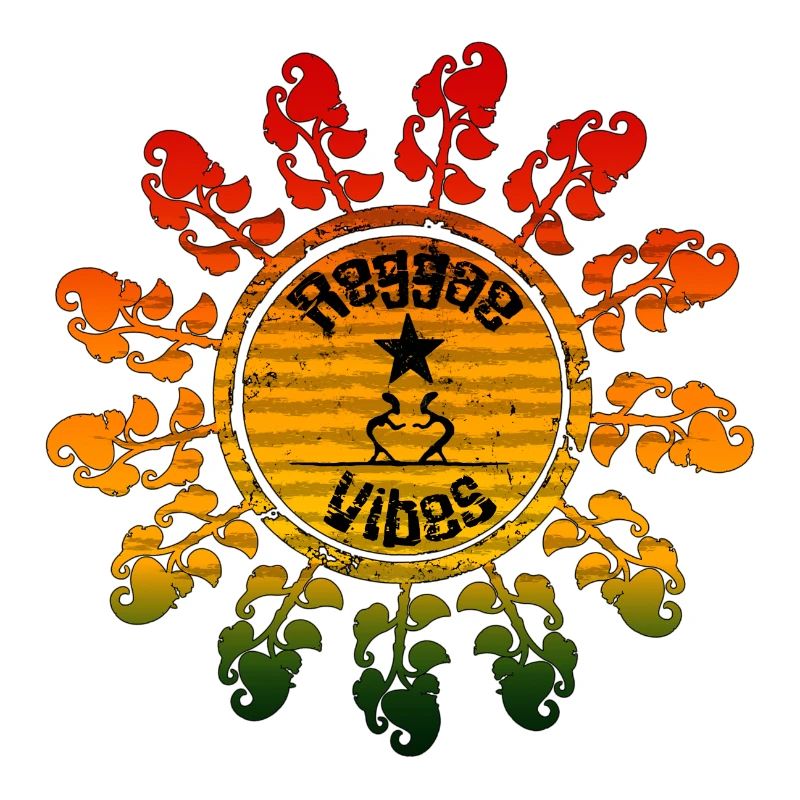Symbole de paix hippie dans la conception de la roue solaire