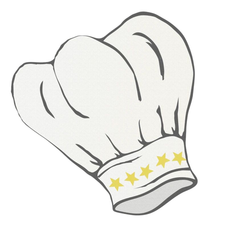 Chef's hat star pattern, cooking, gifting men