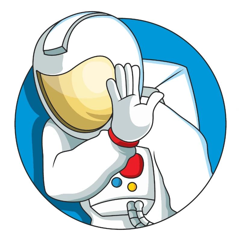 Astronaute timide