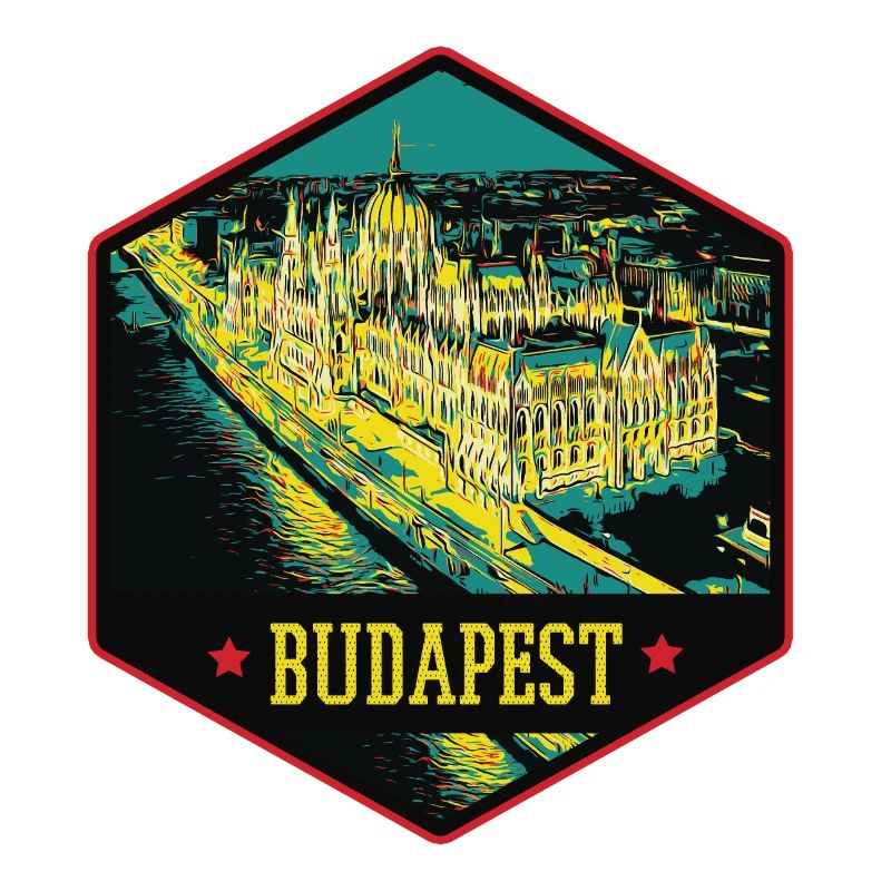 Illustration Nocturne Budapest Historique