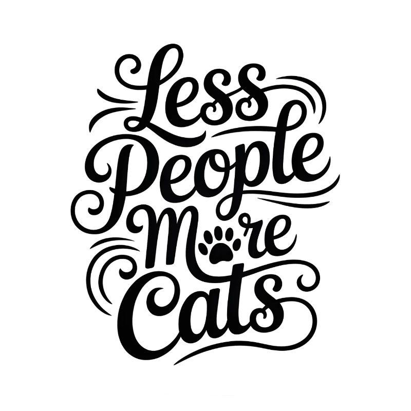 Moins de monde, plus de chats