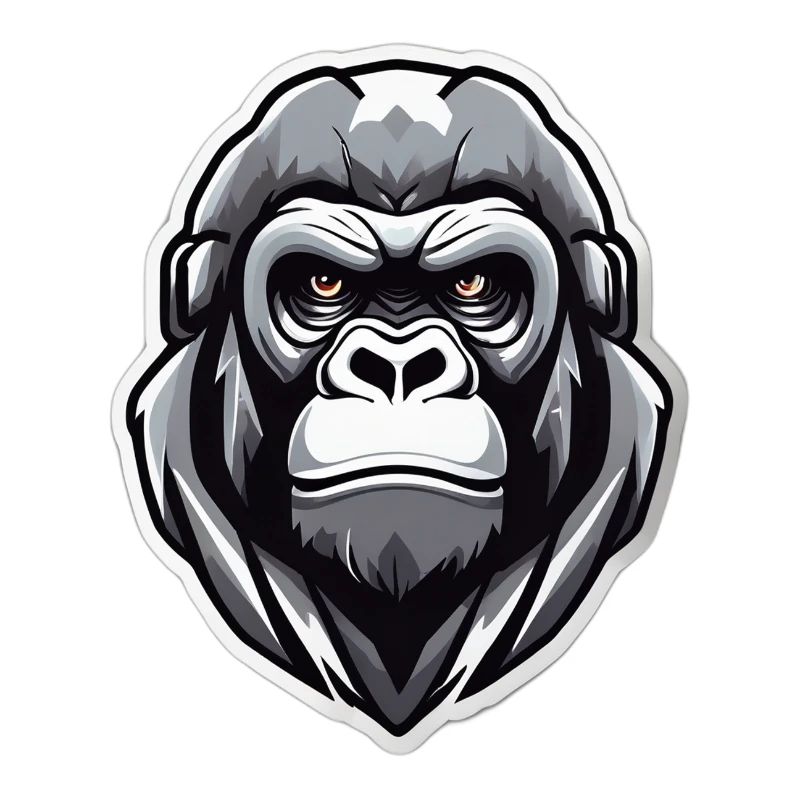 Gorilla Warrior Graphic