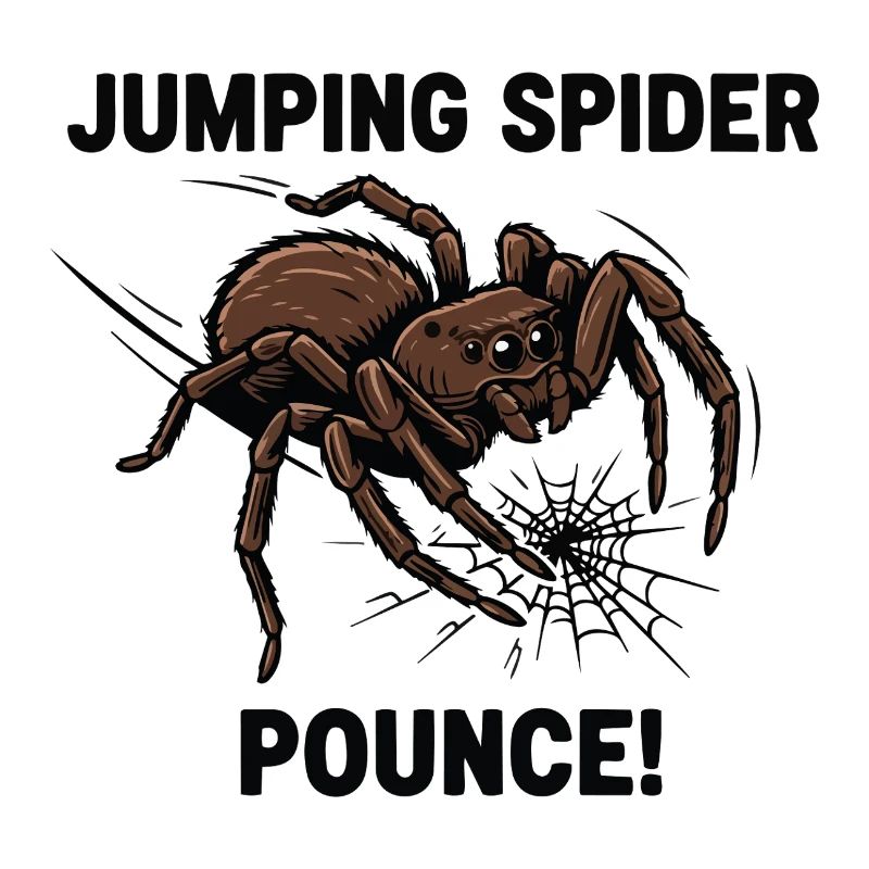 Araignée Sauteuse Pounce Jumping Spider