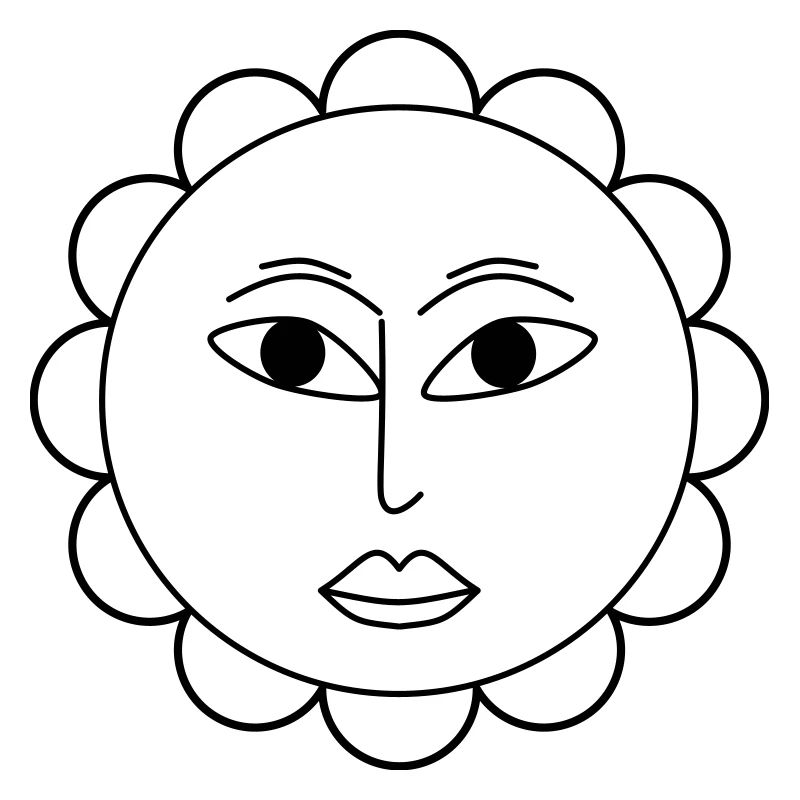 Schlichte Blume