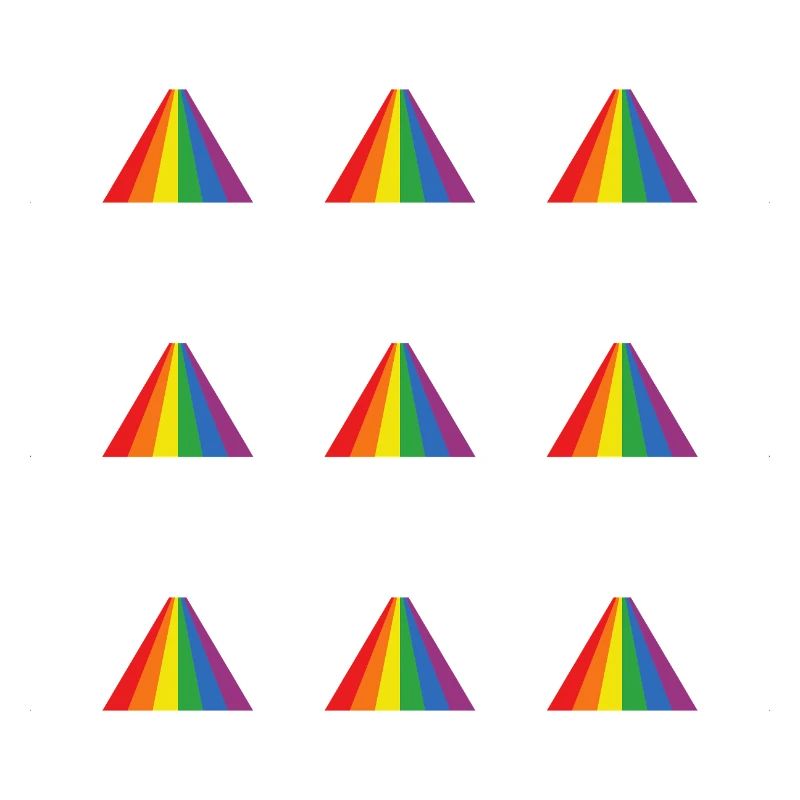 Rainbow Pyramid Pattern