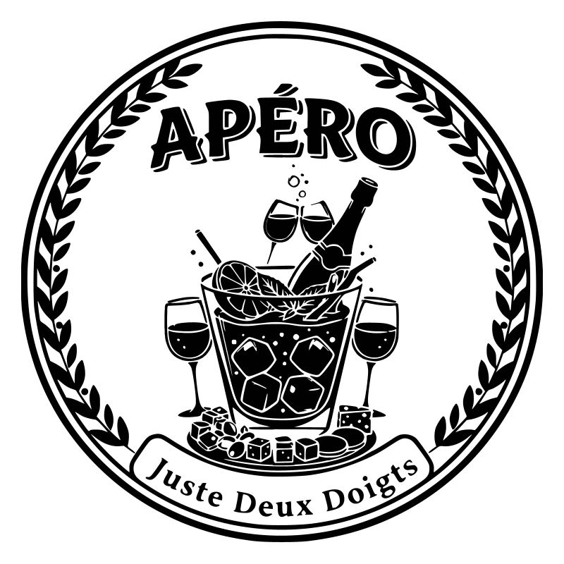 Aperitif humor just two fingers