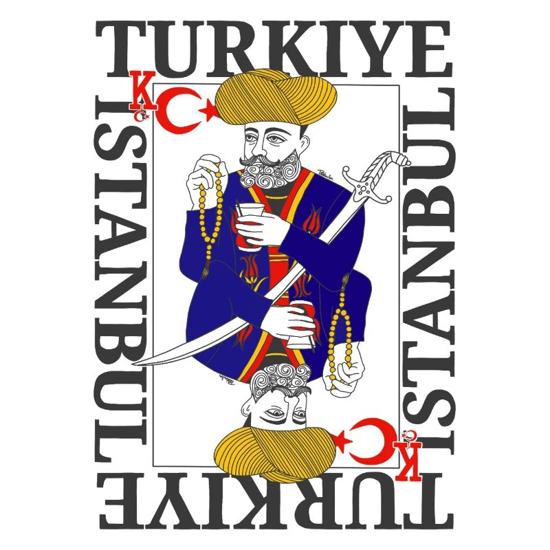 Sultan Ottoman Turkish Warrior King Card Modern Game