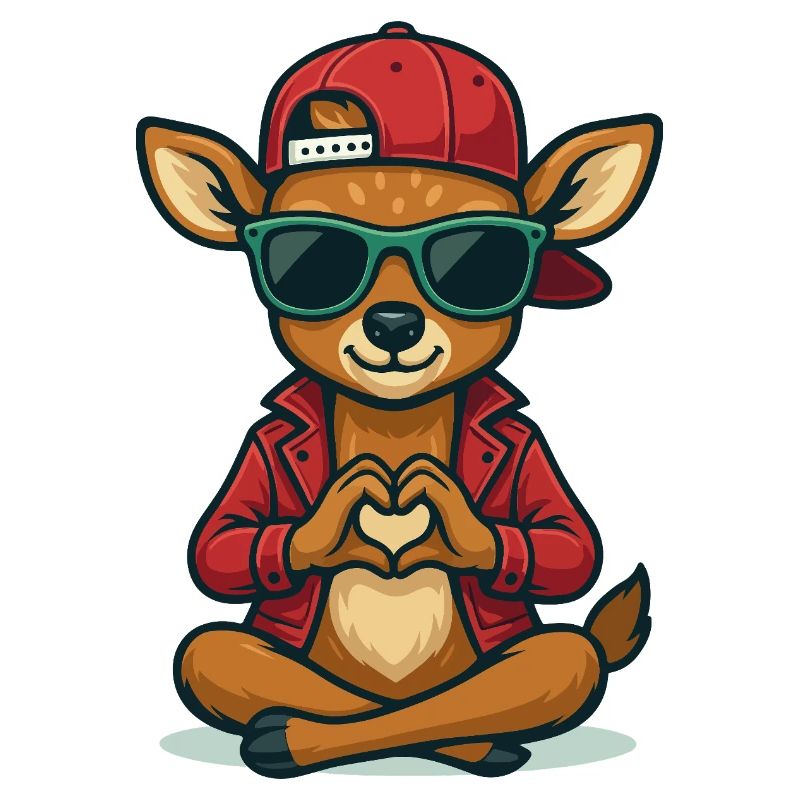 Style cœur de cerf