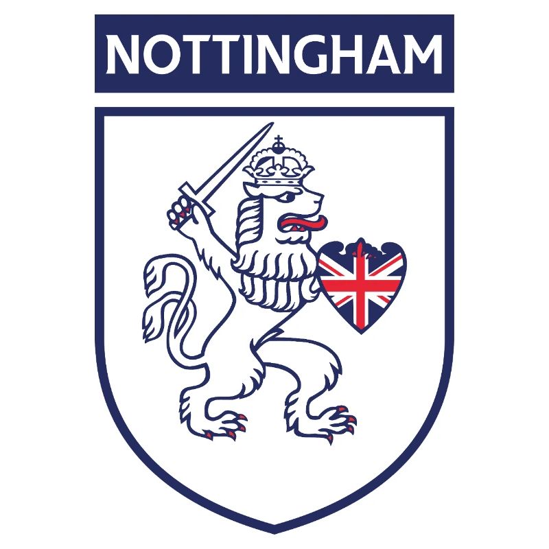 Lion bouclier de Nottingham avec épée