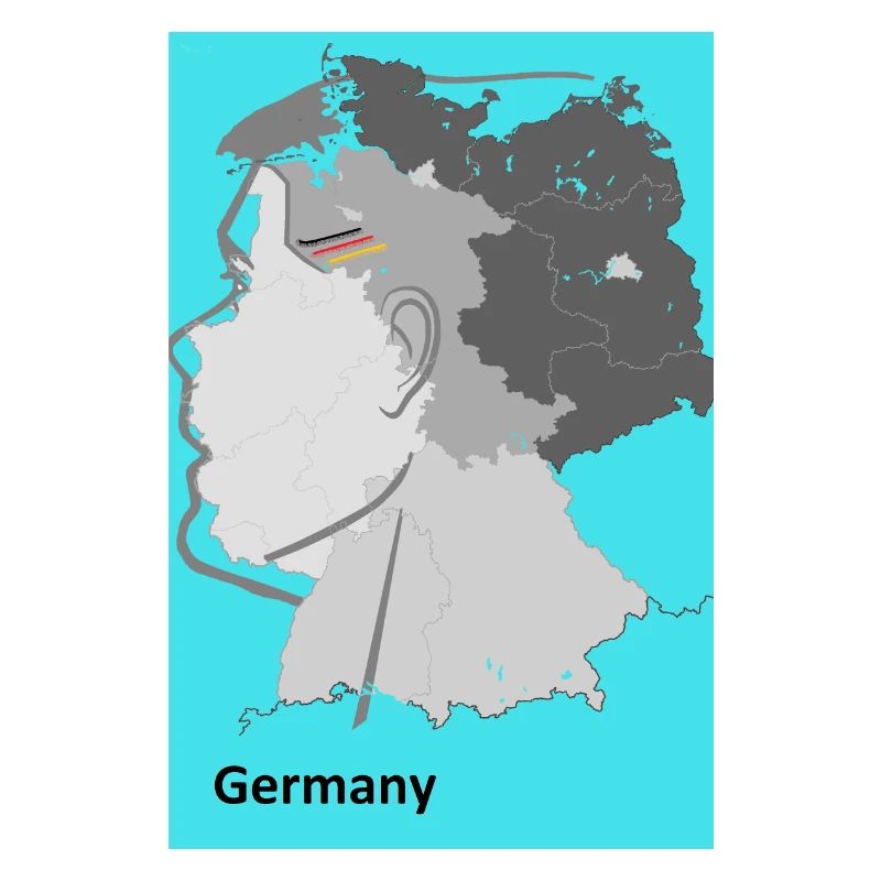 Germany Gradient Map