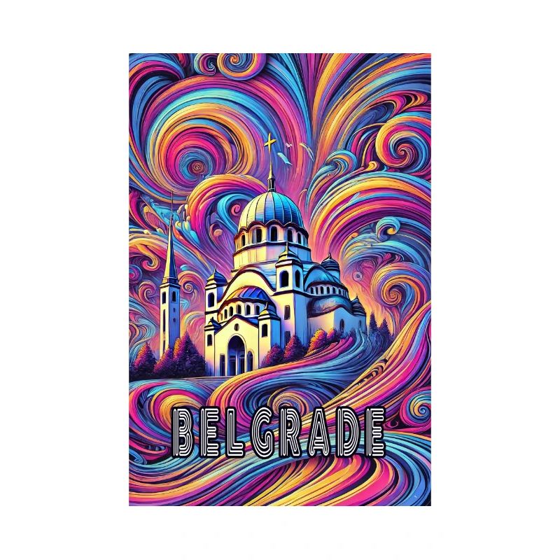 Belgrad Serbien Panorama Design