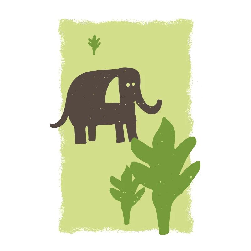 Elephant drawing