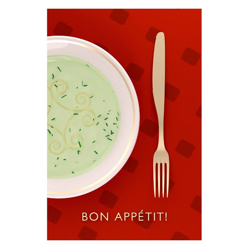 Bon Appétit Gabel Messer Teller