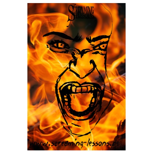 Screaming Fireface - Poster 20x30 cm