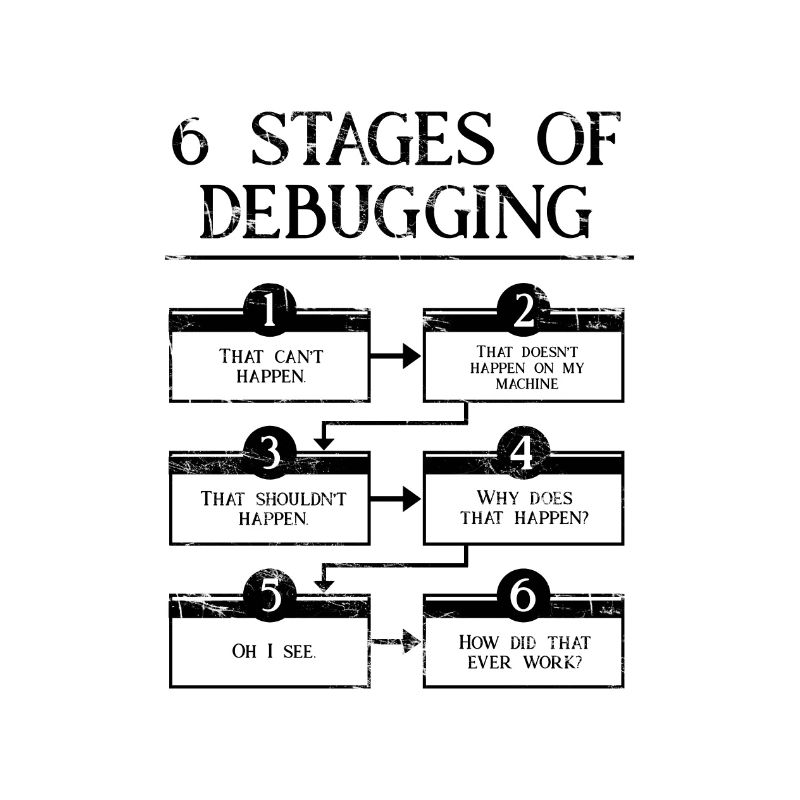 6 Stages Of Debugging