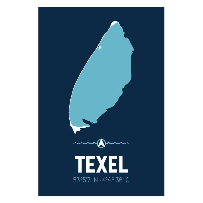 Texel | Conception d'affiche | carte