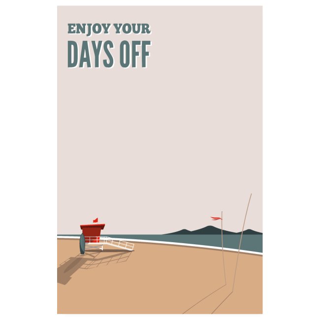 Enjoy your days off - Beach