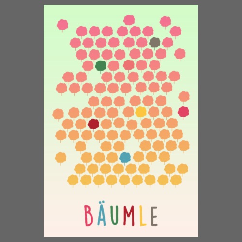 Bäumle - Ein Poster für Baumfans
