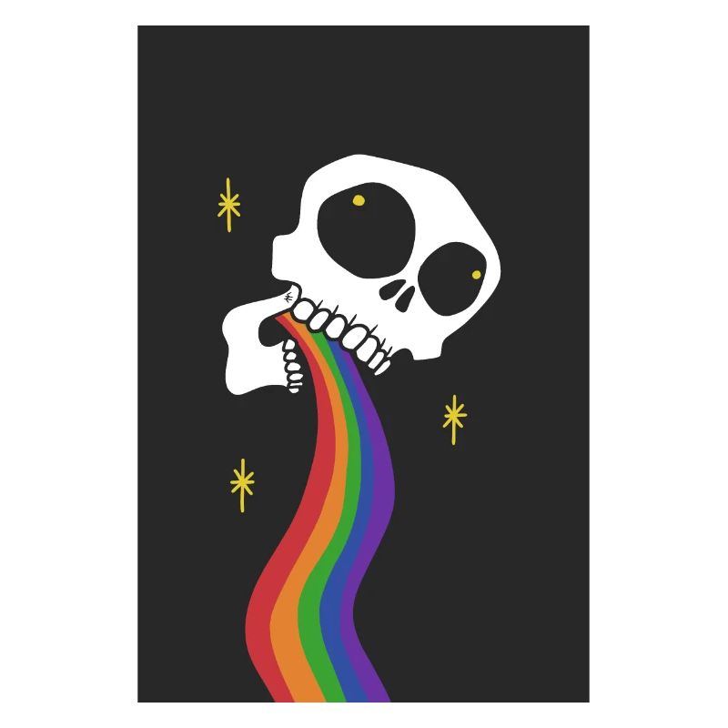 Rainbow Vomiting Skull
