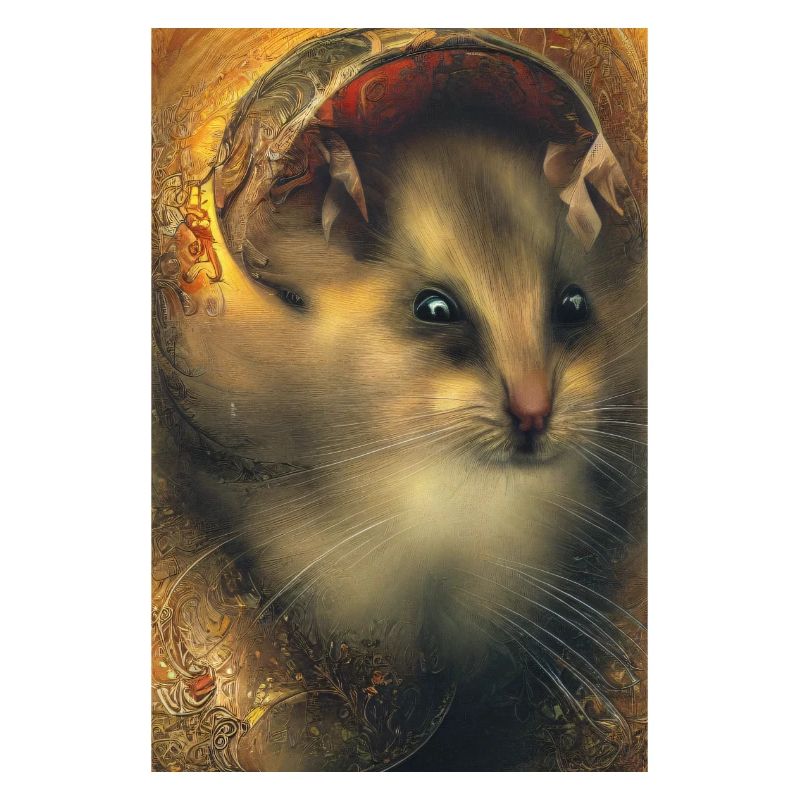 Hamster décoré