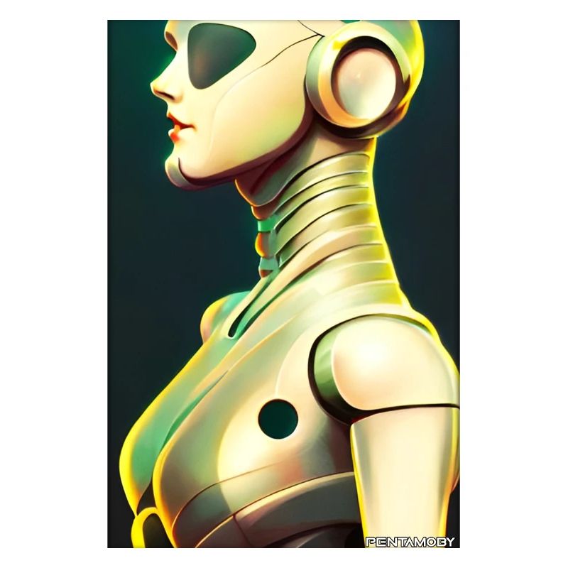 Robot Woman Future Cyborg Machine Technology