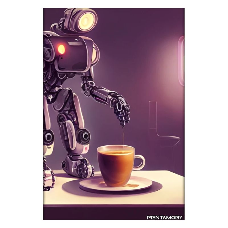 Robot Coffee Future Science Machine