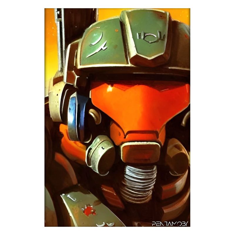 Kampfbot Robot Super Soldier Machine Warrior