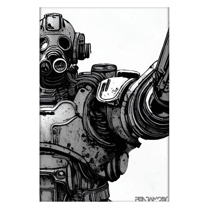 Kampfbot Robot Super Soldat Machine Guerrier