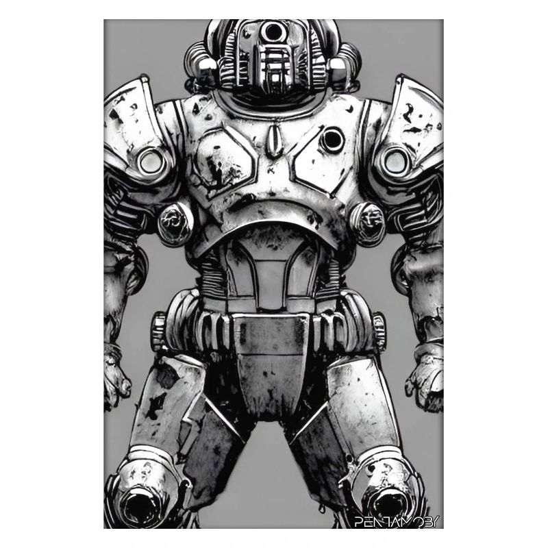Kampfbot Robot Super Soldier Machine Warrior