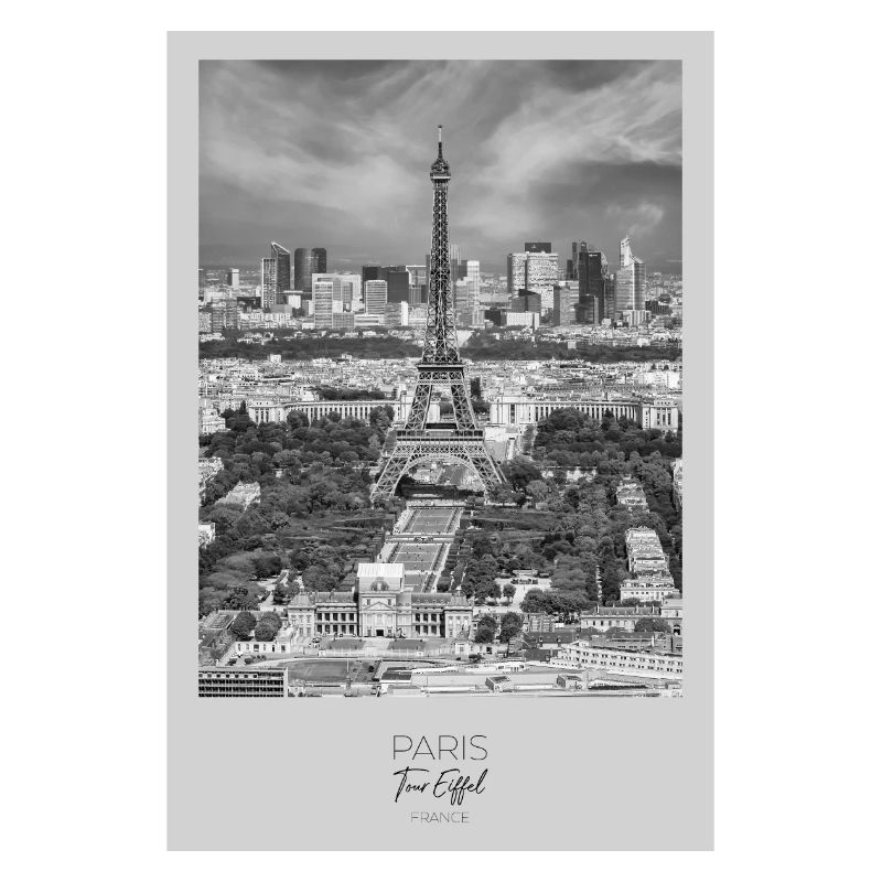Gros plan : Vue de la Tour Eiffel par PARIS