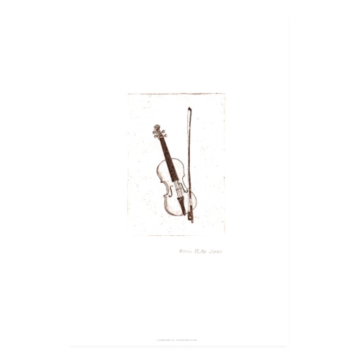 Lámina de violín - Póster 20x30 cm