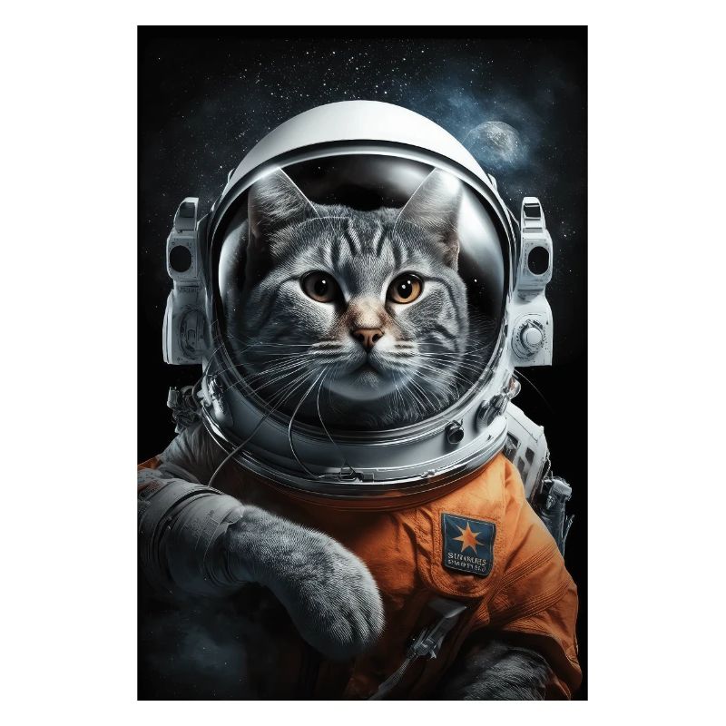 Cat Astronaut Space Space Cool