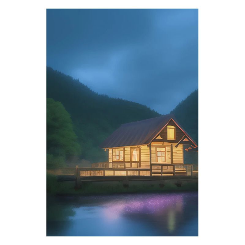 Charming lakeside cabin