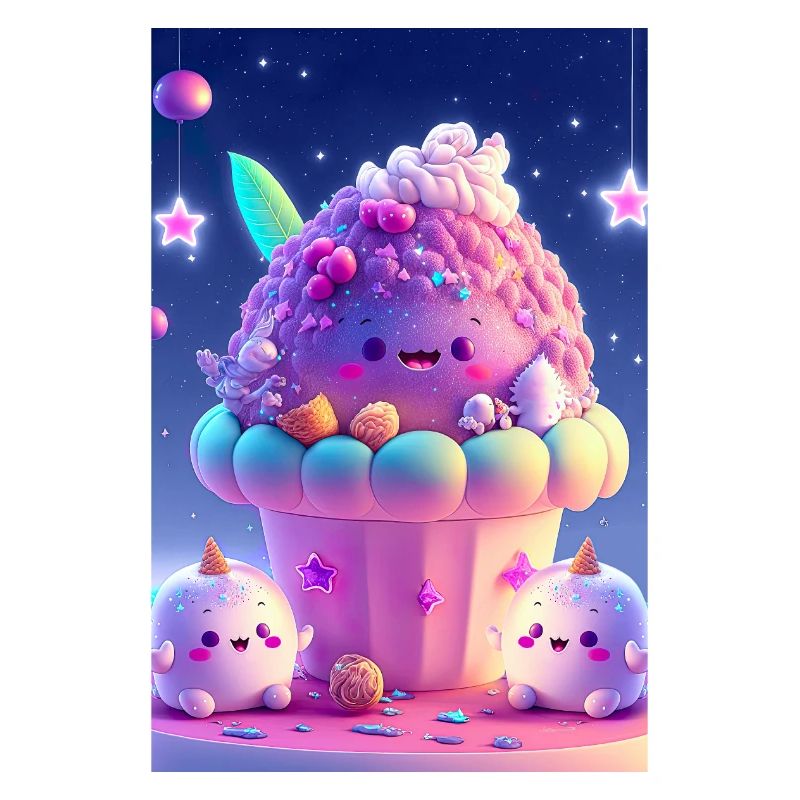 Süßes Kawaii Leckeres Eis