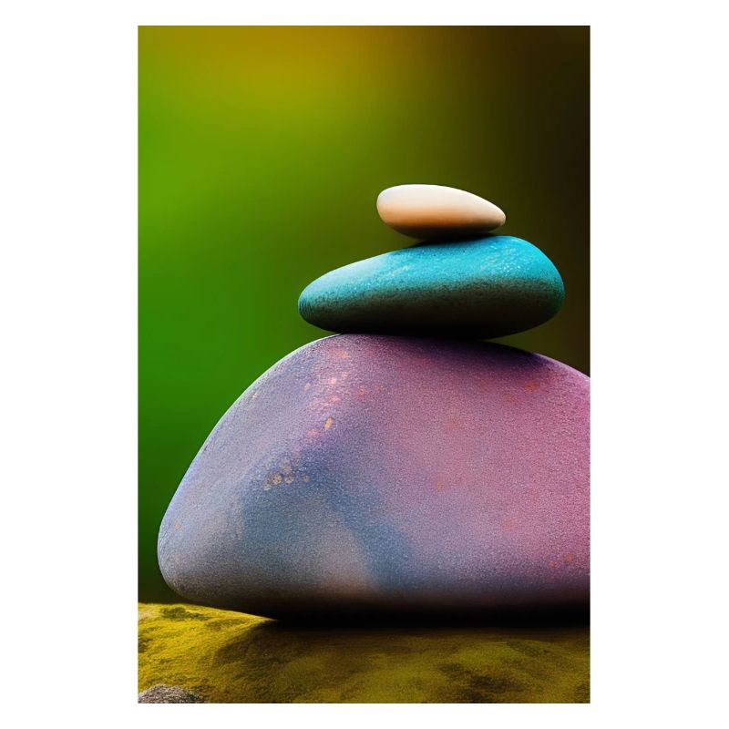 Pierres colorées