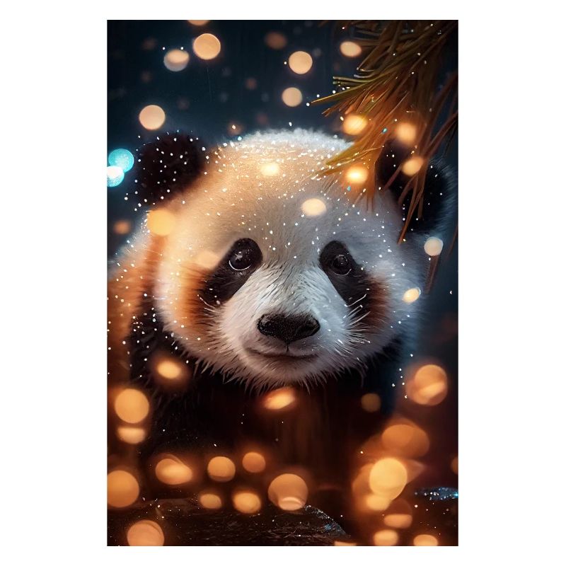 Panda Bear Panda Animal Pandas Éclairage