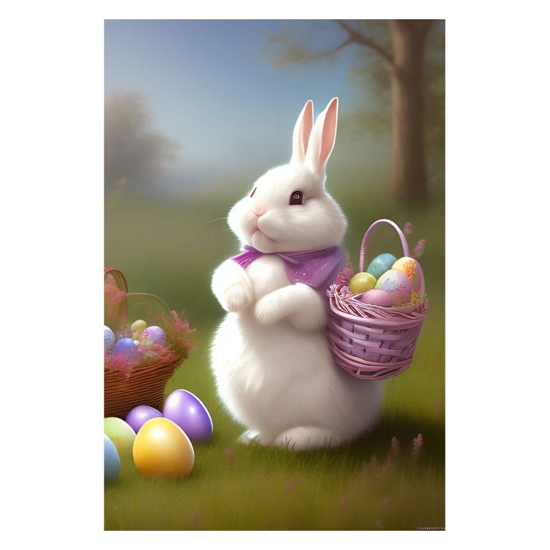 Easter Bunny with Easter Eggs