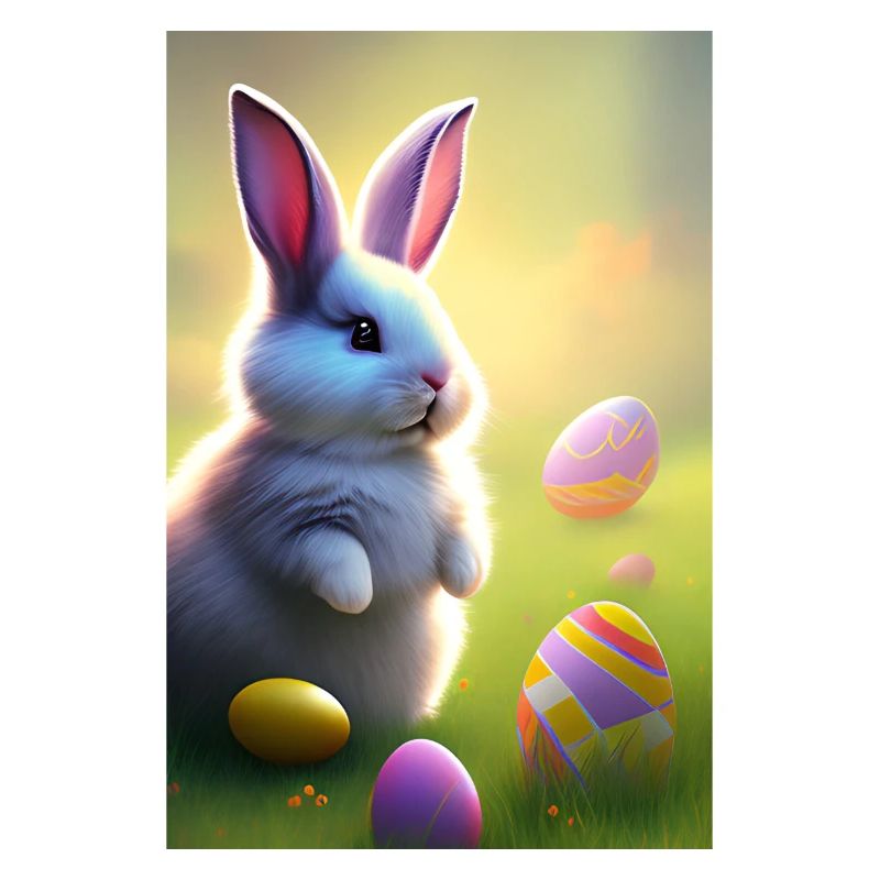 Easter Bunny with Easter Eggs